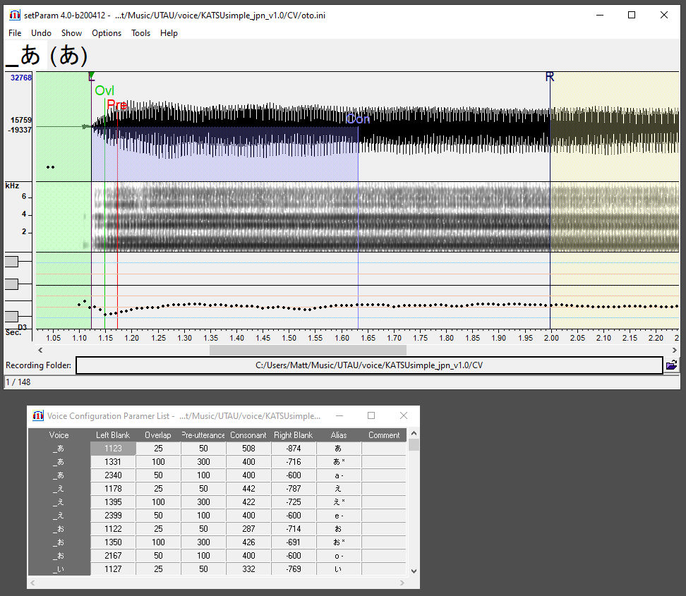 setParam OTO Editor