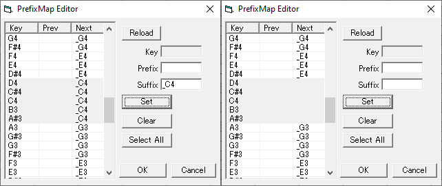 prefix map example