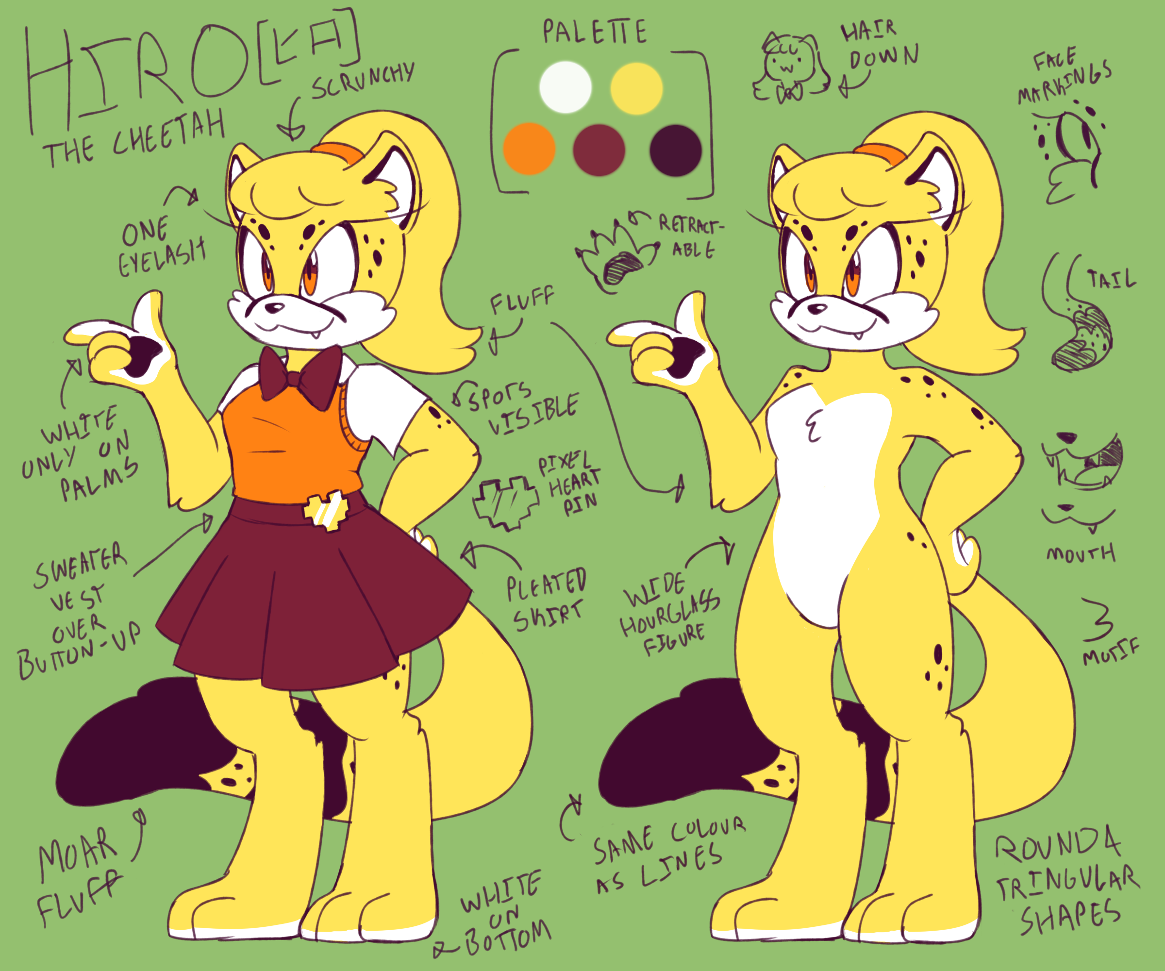 reference sheet